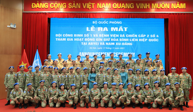 Việt Nam lần đầu ra mắt Đội Công binh tham gia gìn giữ hòa bình