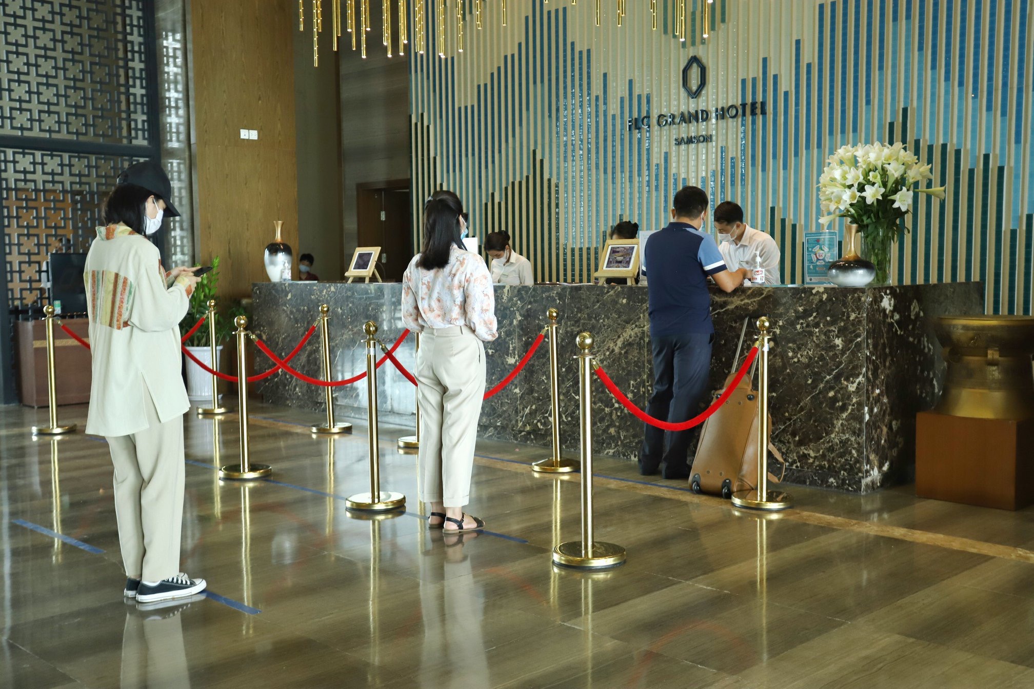 Các quần thể FLC Hotels & Resorts tuân thủ nghiêm ngặt mô hình vành đai du lịch khép kín theo quy tắc 5K. (Ảnh: FLC Sầm Sơn)