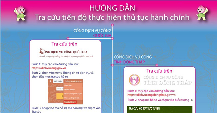 Đồng Tháp tuyên truyền các kênh tra cứu tiến độ thực hiện thủ tục hành chính
