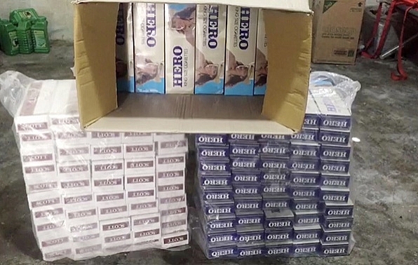 An Giang thu giữ 1.500 bao thuốc lá ngoại nhập lậu