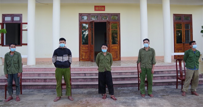 5 đối tượng bị bắt giữ về hành vi nhập cảnh trái phép từ Lào về Việt Nam