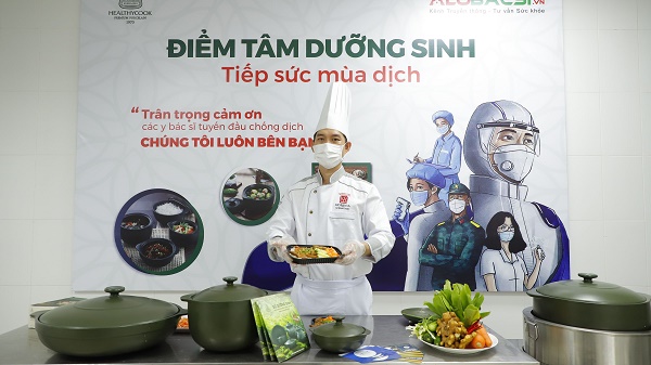 Minh Long với chương trình “Bữa điểm tâm cho tuyến đầu chống dịch”