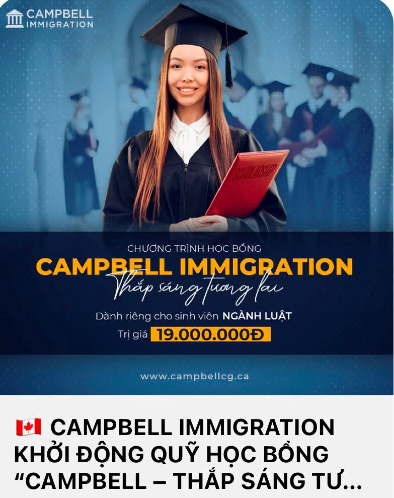 Thông qua chương trình, Campbell Immigration mong muốn gửi gắm sứ mệnh hướng về xã hội