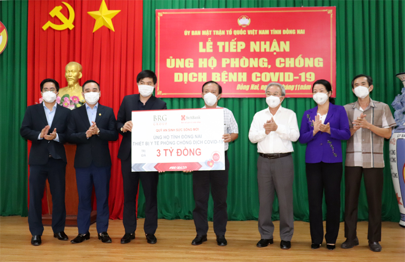 Đồng Nai tiếp nhận trang thiết bị phòng, chống dịch Covid-19