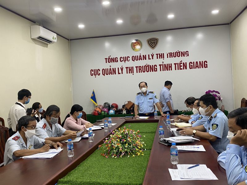 Cục QLTT tỉnh Tiền Giang tổ chức họp Hội đồng xử lý tang vật, phương tiện vi phạm hành chính bị tịch thu