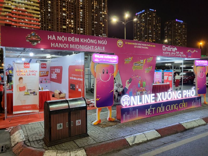 “Hà Nội đêm không ngủ - HaNoi Midnight sale” năm 2021 thu hút gần 10 triệu lượt truy cập sàn thương mại điện tử
