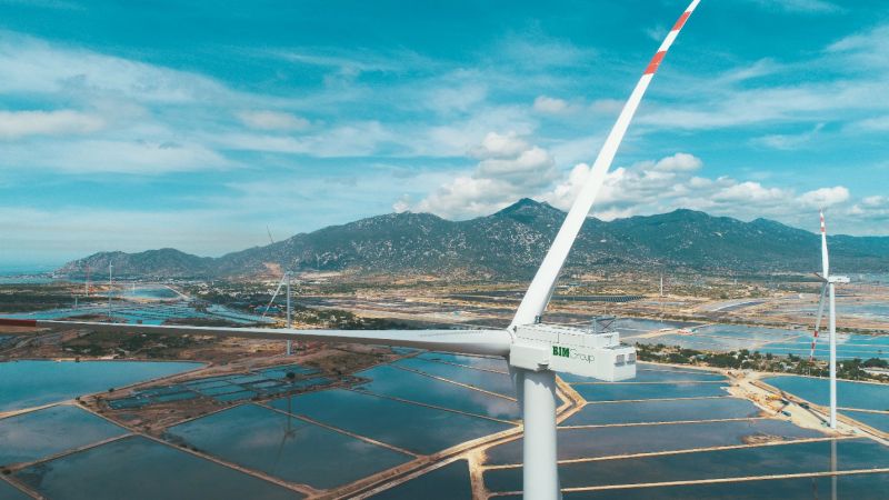 Nhà máy Điện gió BIM được chứng nhận Dự án có giải pháp môi trường tiêu biểu của Việt Nam 2021.