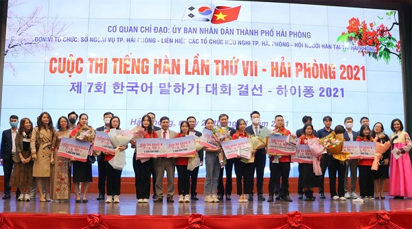 Chung kết Cuộc thi tiếng Hàn lần thứ VII - Hải Phòng 2021: Hợp tác Việt Nam - Hàn Quốc, chung tay vượt qua đại dịch COVID-19