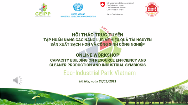Nâng cao năng lực hiệu quả tài nguyên sản xuất sạch hơn và cộng sinh công nghiệp