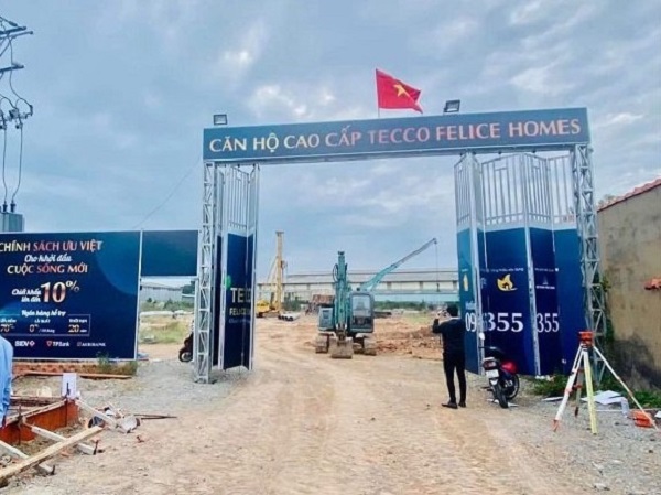 Sở Xây dựng tỉnh Bình Dương khẳng định không tồn tại dự án có tên ‘Tecco Felice Homes’