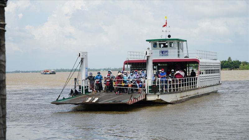 Các bến khách ngang sông từ Đồng Tháp đi thành phố Cần Thơ hoạt động trở lại