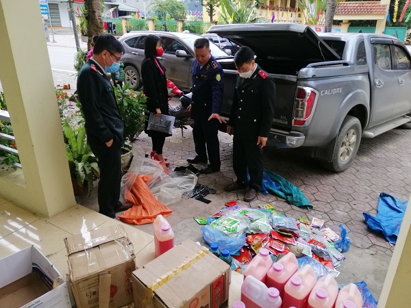 Tang vật bị thu giữ (Nguồn Tổng cục Quản lý thị trường)