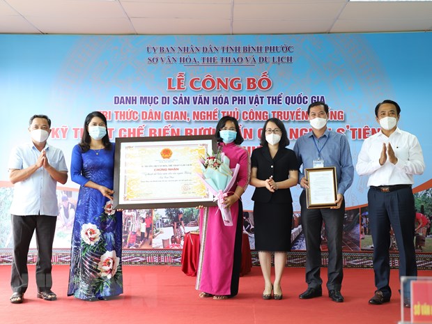 Kỹ thuật chế biến rượu cần của người S’Tiêng tỉnh Bình Phước là Di sản Văn hóa phi vật thể quốc gia