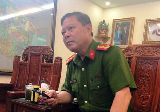 Cựu đại tá Nguyễn Chí Phương, cựu trưởng Công an TP Thanh Hóa, thời điểm còn đương chức