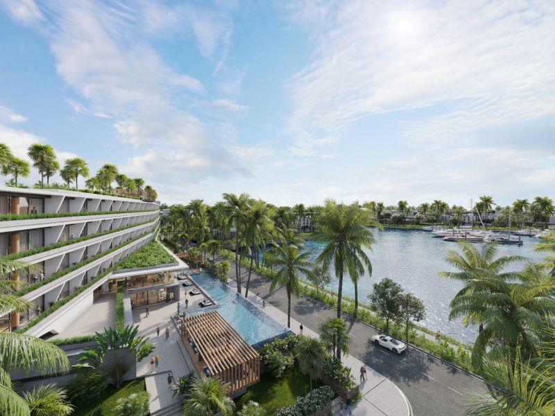 Sailing Club Residences Ha Long Bay là dự án hiếm hoi sở hữu vị trí mặt tiền biển, kề cận bến du thuyền