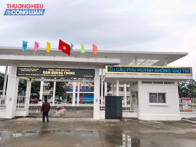 Trường THCS Đ&agrave;m Quang Trung, nằm tr&ecirc;n địa b&agrave;n của phường H&ograve;a Hiệp Nam, quận Li&ecirc;n Chiểu