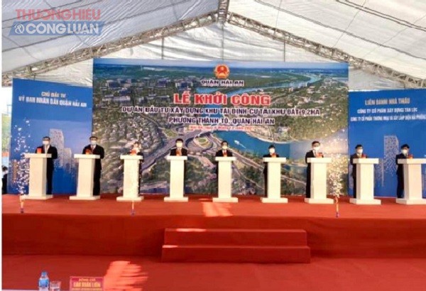 Khởi công xây dựng khu tái định cư tại khu đất 9,2 ha phường Thành Tô, quận Hải An