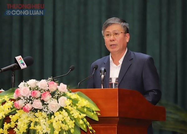 Ông Đỗ Văn Bình, Giám đốc Sở Lao động Thương binh và Xã hội Hải Phòng trả lời chất vấn