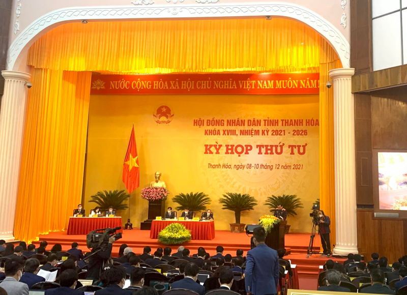 Kỳ họp thứ tư, HĐND tỉnh Thanh Hóa khóa XVIII thông qua nhiều Nghị quyết quan trọng