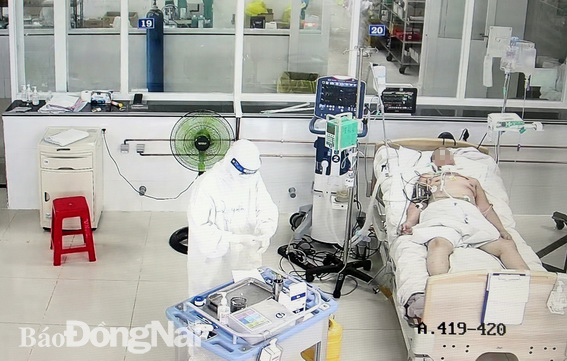 Đồng Nai các đơn vị điều trị bệnh nhân Covid-19 nặng, nguy kịch có dấu hiệu quá tải