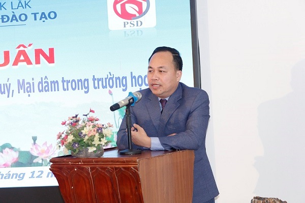 Sở GD&ĐT Đắk Lắk tổ chức tập huấn công tác phòng chống HIV/AIDS, ma túy, mại dâm năm 2021