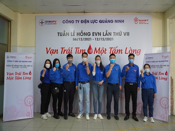 Đoàn thanh niên PC Quảng Ninh hưởng ứng Tuần lễ hồng EVN lần thứ VII