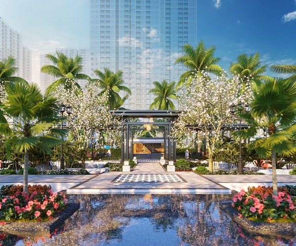 Kiến trúc Indochine được đưa vào một căn hộ tại KĐT Vinhomes Smart City (Nguồn Lê Viết Dũng/Woodplus) Kiến trúc Indochine được đưa vào một căn hộ tại KĐT Vinhomes Smart City (Nguồn Lê Viết Dũng/Woodplus)