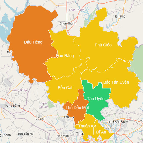 Bình Dương cập nhật cấp độ dịch Covid-19 mới nhất