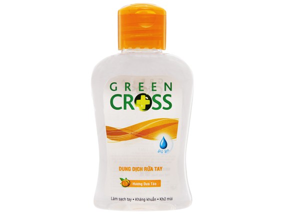 Dung dịch rửa tay Green Cross hương dưa táo -70ml bị thu hồi do không đáp ứng yêu cầu về giới hạn Methanol