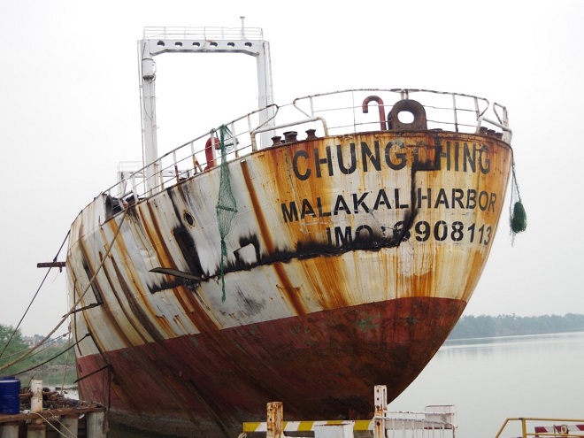 Tàu CHUNG CHING neo đậu tại An Dương, Hải Phòng