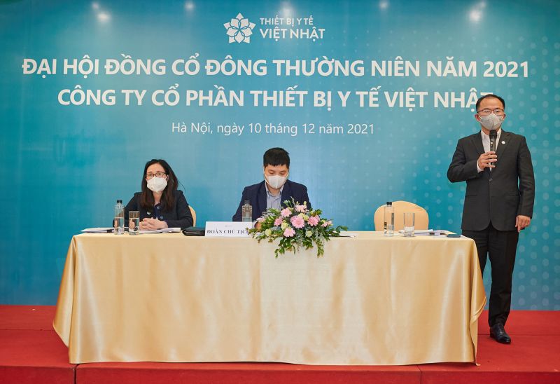 Ông Lê Minh Chung – Tổng Giám đốc chia sẻ về định hướng phát triển cho giai đoạn 5 năm tiếp theo của JVC tại Đại hội đồng Cổ đông thường niên năm 2021