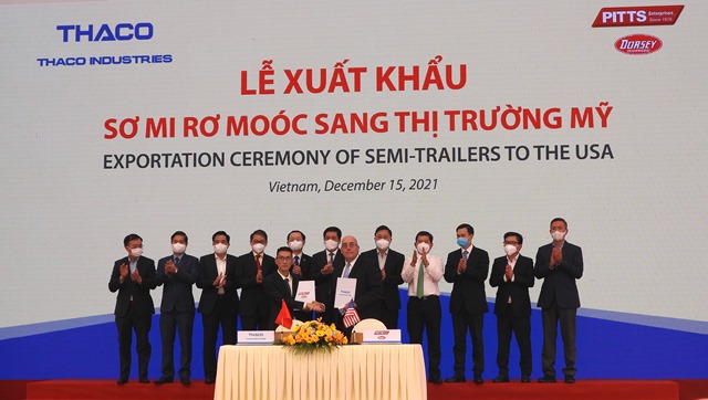 Thaco: Xuất khẩu sơ mi rơ moóc sang Hoa Kỳ, niềm vui của công nghiệp cơ khí Việt Nam