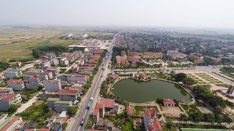 Sự phát triển năng động của thị trấn Phố Mới góp phần quan trọng tạo diện mạo mới trong bức tranh kinh tế - xã hội huyện Quế Võ
