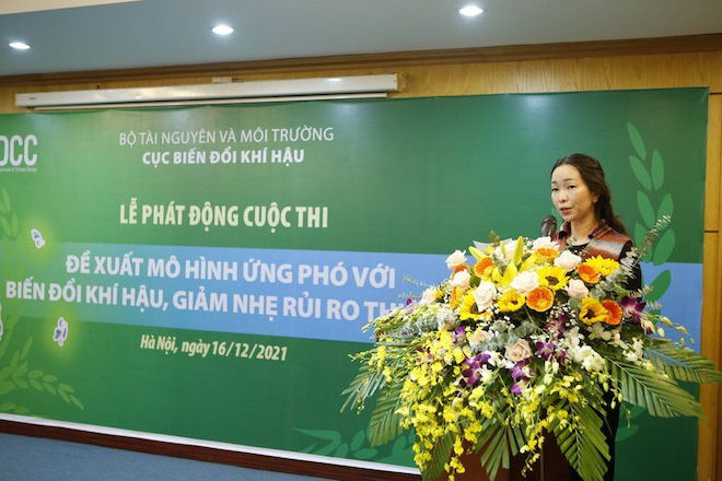 Bà Mai Kim Liên, Phó Cục trưởng Cục Biến đổi khí hậu