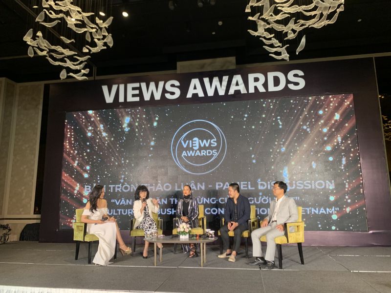 Quang cảnh lễ trao giải thưởng báo chí VIEWS Awards 2021