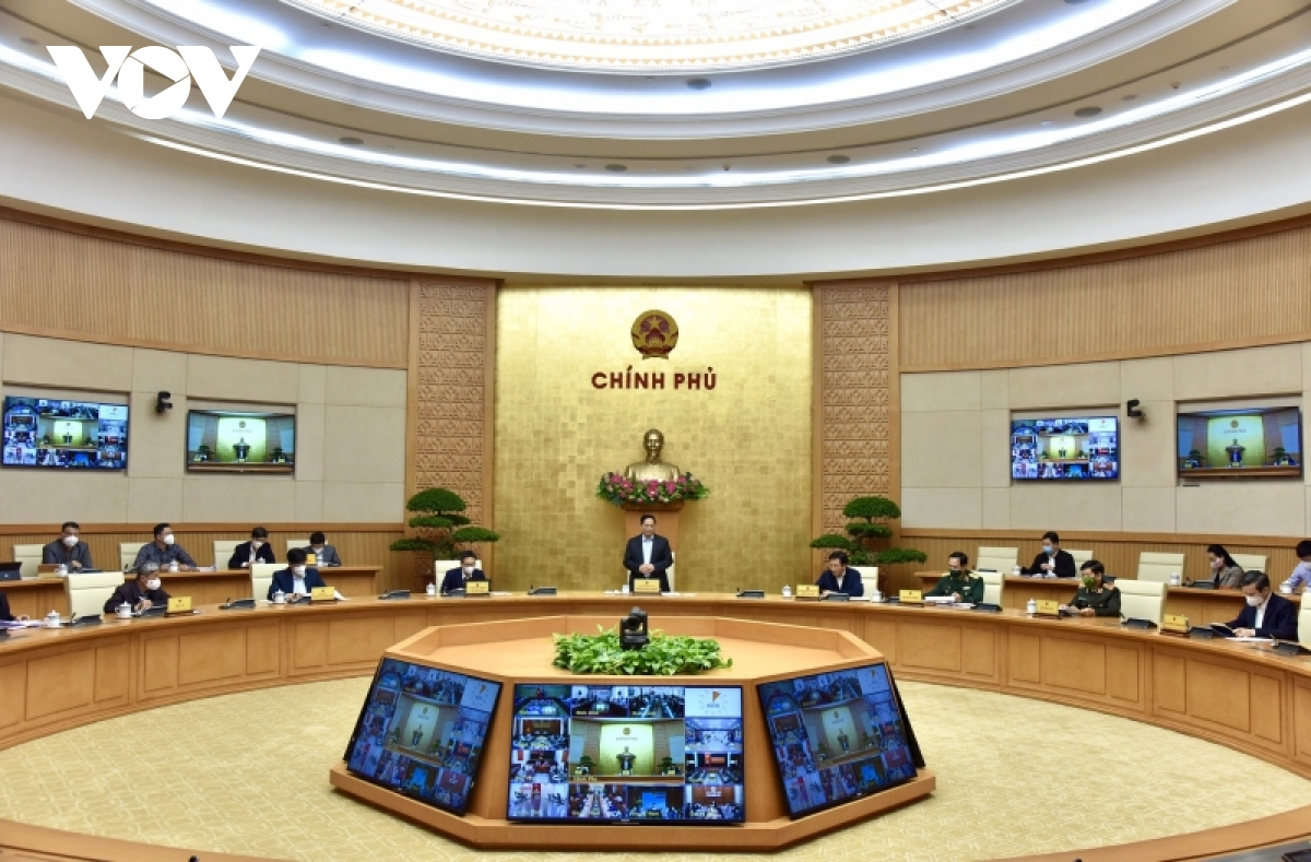 Thủ tướng chủ trì họp trực tuyến với 63 tỉnh, thành về công tác phòng, chống dịch Covid -19