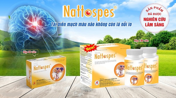 Hỗ trợ cải thiện đột quỵ não bằng sản phẩm Nattospes