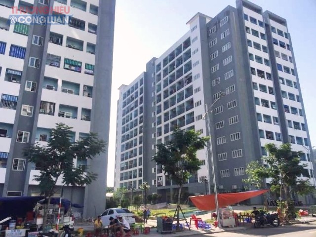 Khu chung cư nhà ở xã hội KCN Hòa Khánh.