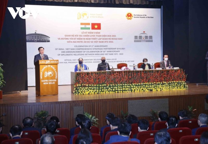 Chủ tịch Quốc hội dự Lễ kỷ niệm 05 năm thiết lập quan hệ Đối tác Chiến lược toàn diện Việt Nam-Ấn Độ