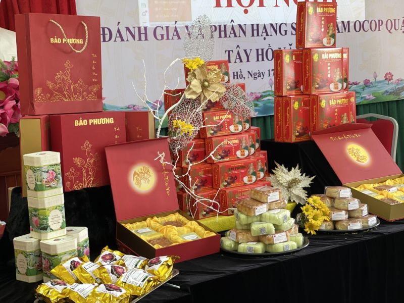 7 sản phẩm của quận Tây Hồ được xếp hạng OCOP đạt tiêu chuẩn 4 sao