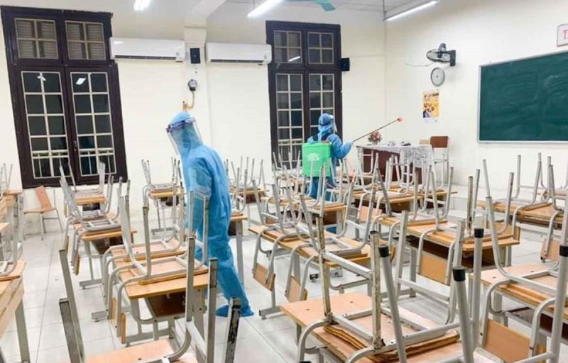 Các trường trên địa bàn tỉnh Thái Nguyên bảo đảm an toàn phòng dịch trước khi đi học trực tiếp trở lại