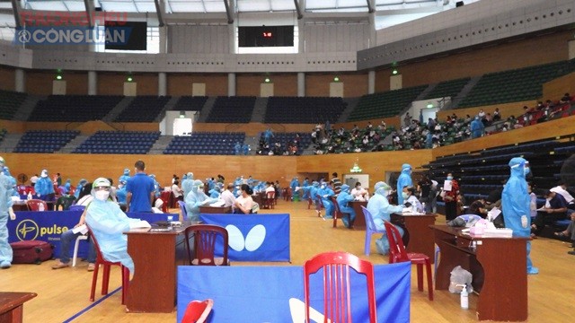 Quận Hải Châu tổ chức tiêm mũi 2 cho toàn dân