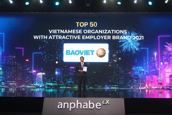 Bảo Việt - Top 50 Thương hiệu nhà tuyển dụng hấp dẫn năm 2021
