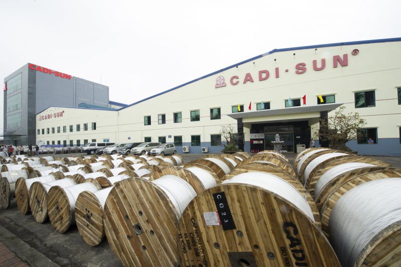 Hàng nghìn tấn cáp điện CADI-SUN đã sẵn sàng cung cấp đến tay khách hàng (Nguồn CADI-SUN)