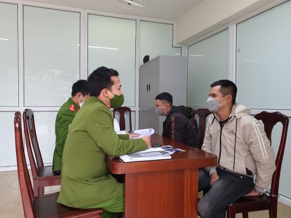 Nguyễn Văn Thăng trước công an điều trư