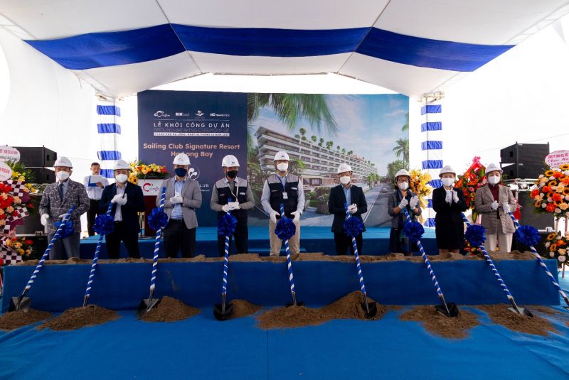 Lễ khởi công dự án Sailing Club Signature Resort Ha Long Bay ngày 26/12/2021