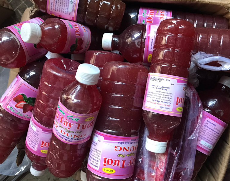 Lâm Đồng thu giữ nhiều loại thực phẩm không rõ nguồn gốc xuất xứ