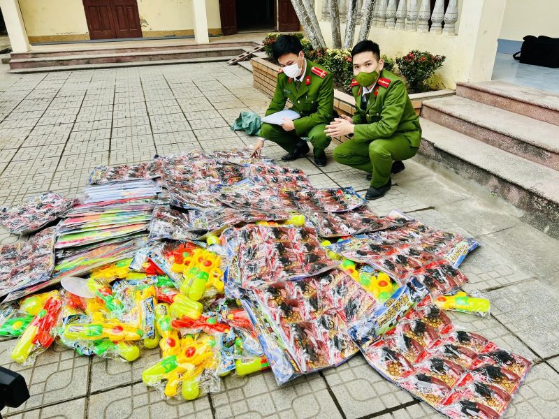 Lực lượng Công an thu giữ gần 500 khẩu súng đồ chơi kích động bạo lực