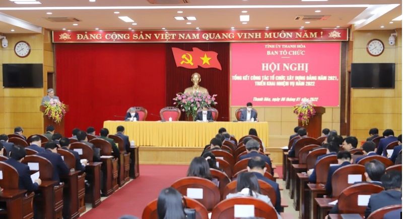 Thanh Hóa tổng kết công tác tổ chức xây dựng Đảng năm 2021, triển khai nhiệm vụ năm 2022
