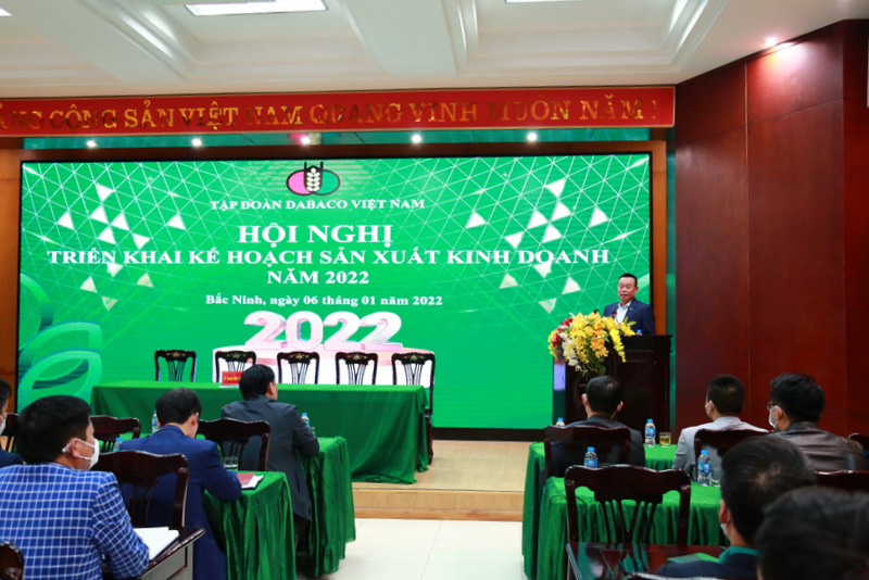 Ông Nguyễn Như So, Chủ tịch HĐQT Tập đoàn Dabaco Việt Nam phát biểu tại Hội nghị